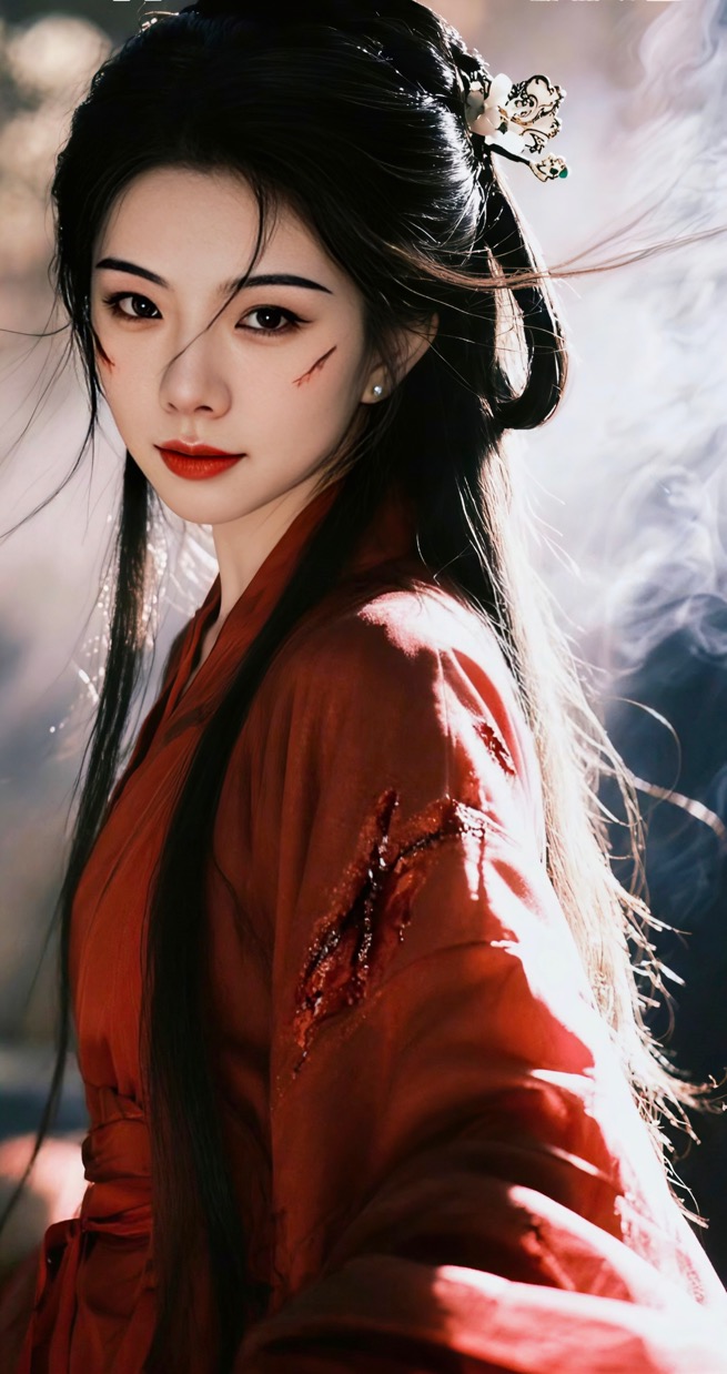 红色战士战损