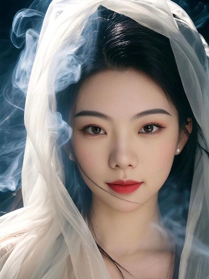 白纱烟雾